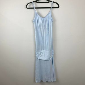 Island Importer, Light blue slip dress.